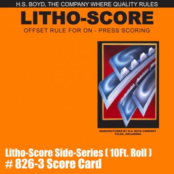 Litho Score 826-3 SS