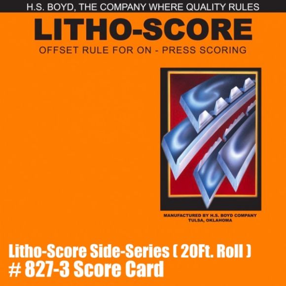 Litho Score 827-3 SS