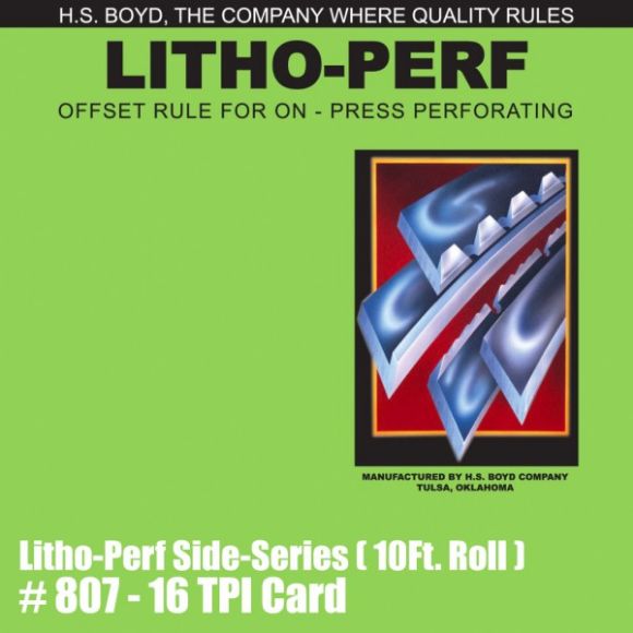 HSB807 Litho Perf Side Series