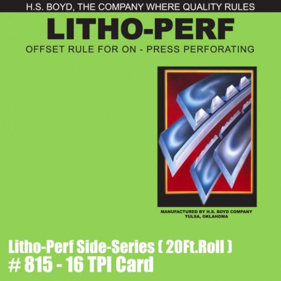 HSB815 Litho Perf Side Series