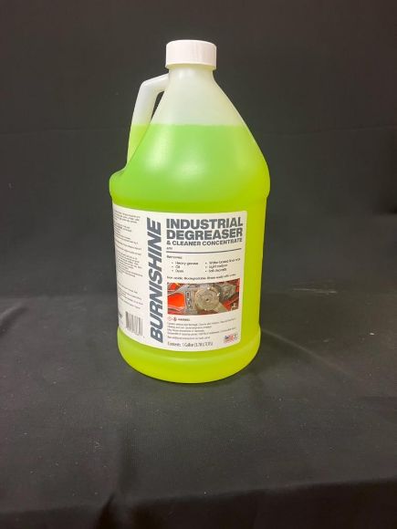 Burnishine Products. Industrial degreaser cleaner concentrate